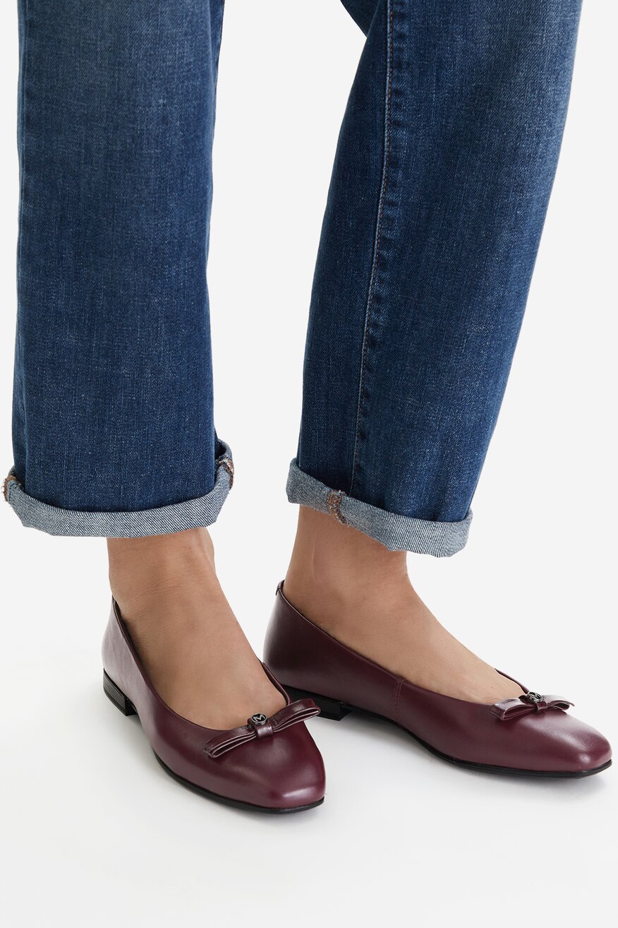 Mexx - Baleriny skórzane - 5906751410530