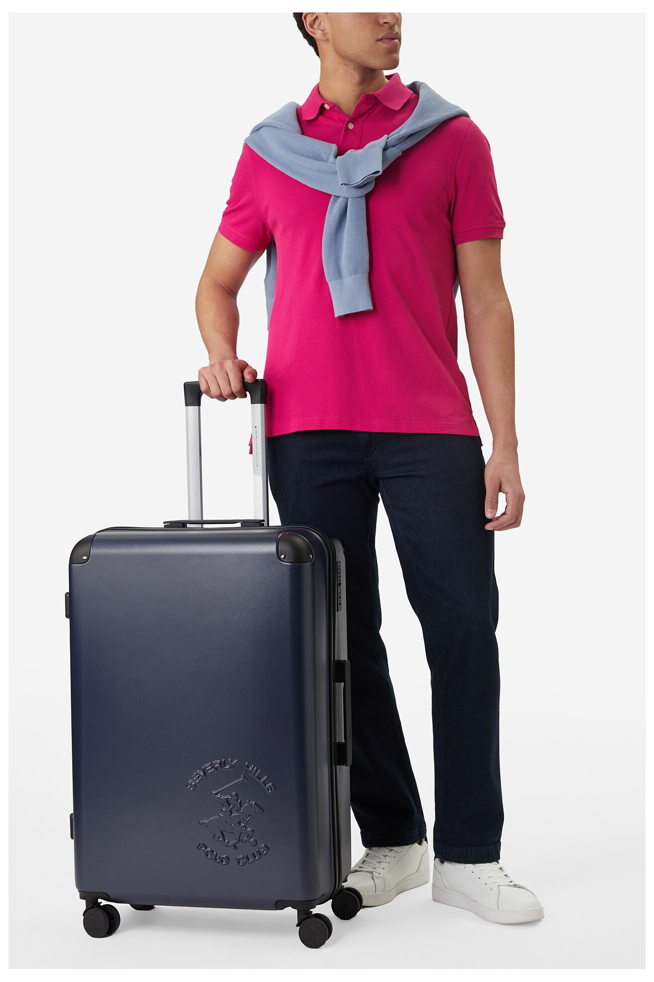 Kofer Beverly Hills Polo Club CEO-BHPC-L-009-09-NAVY MORNARSKO PLAVA