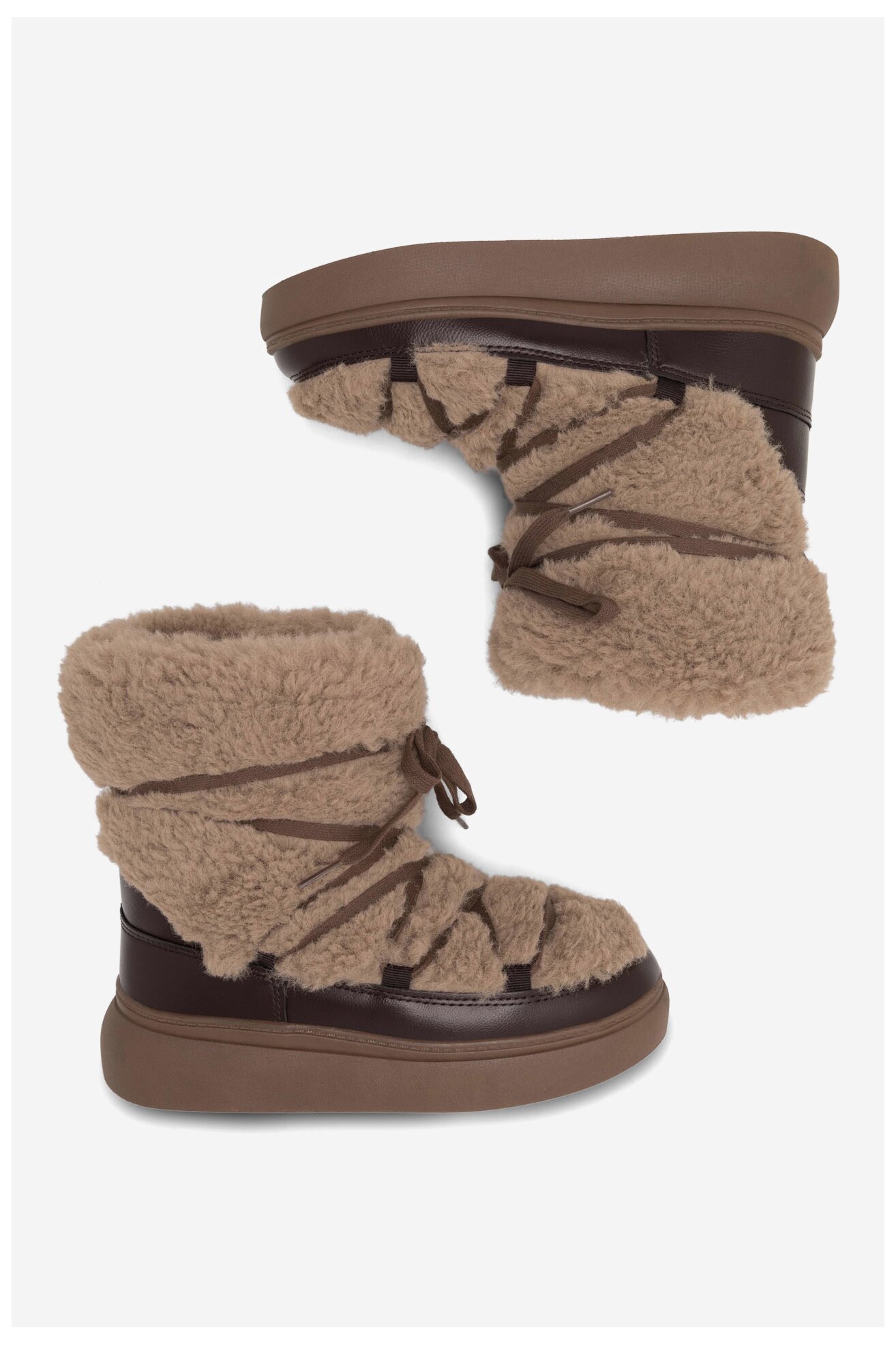 Botki DeeZee LORRAINE N10386 Brązowy