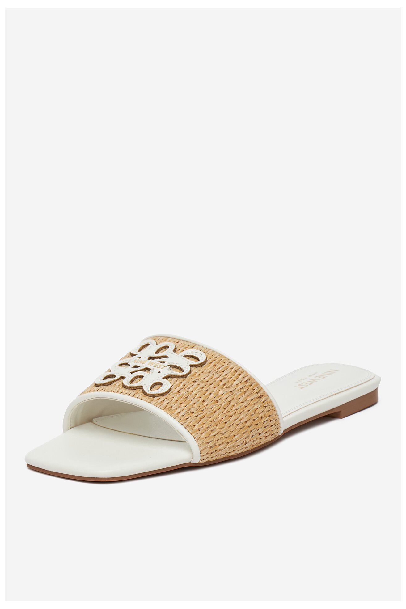 Șlapi NINE WEST SMRL393661 ALB