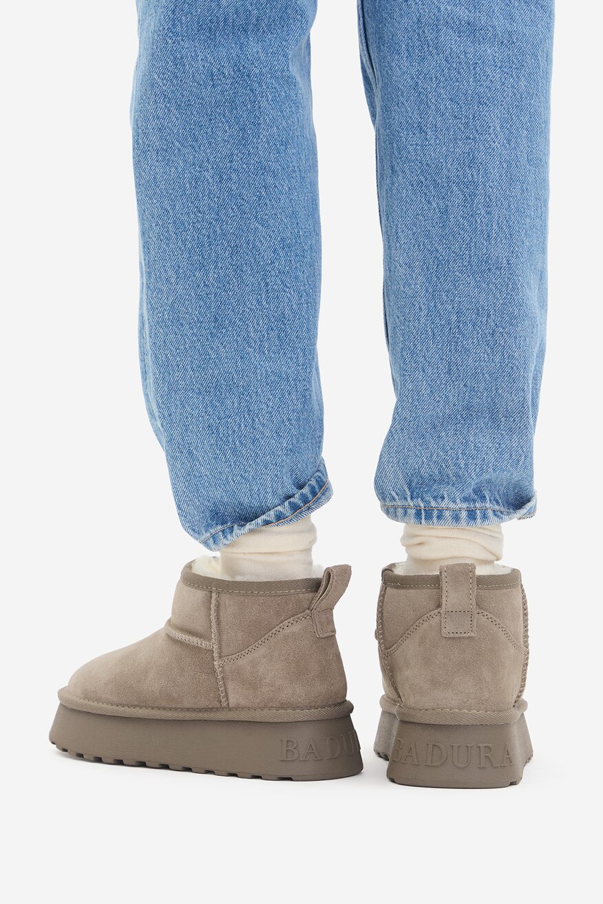 Badura - Śniegowce zamszowe ocieplane - 5906751382035