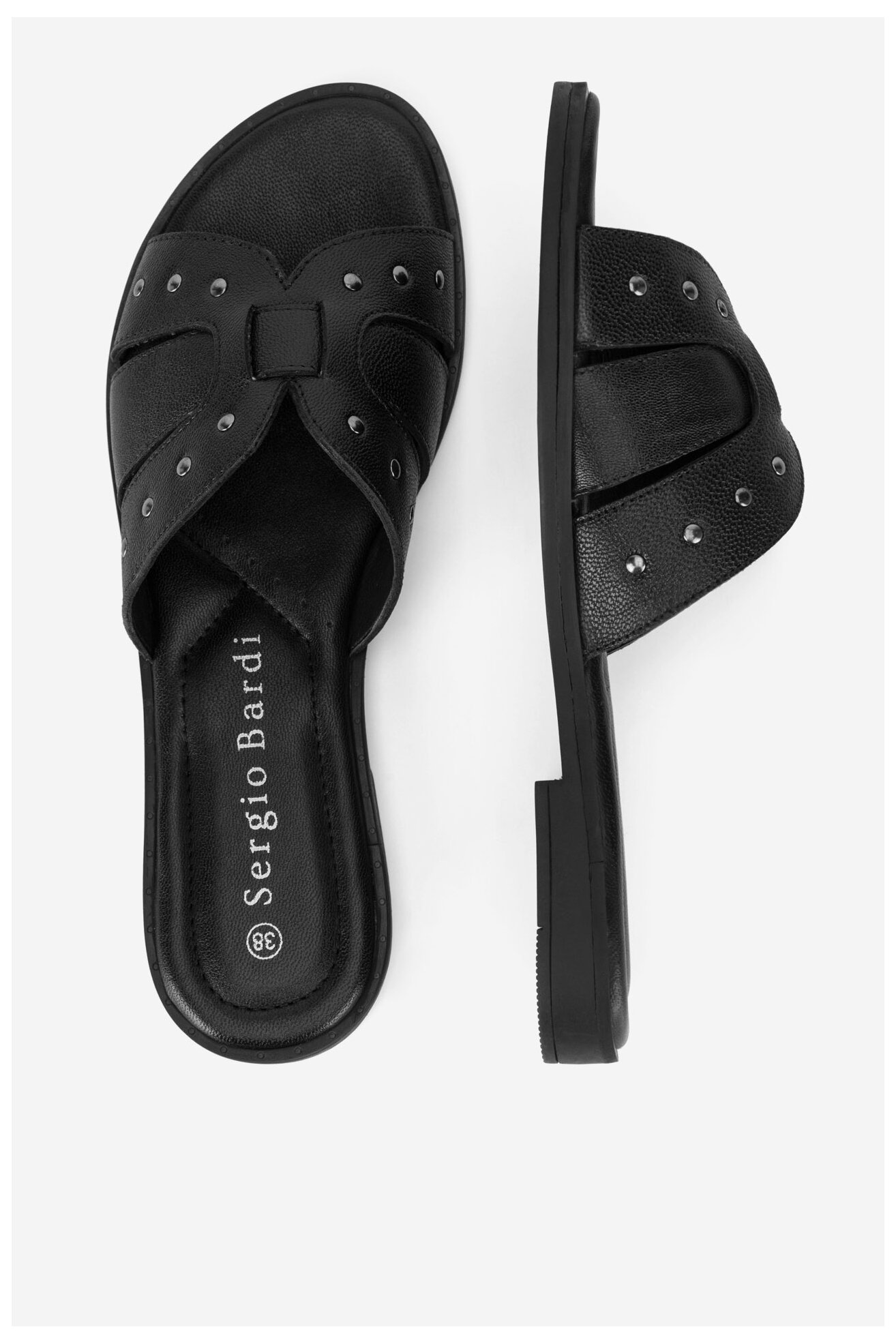 Șlapi Sergio Bardi WI16-D1034-02SB NEGRU