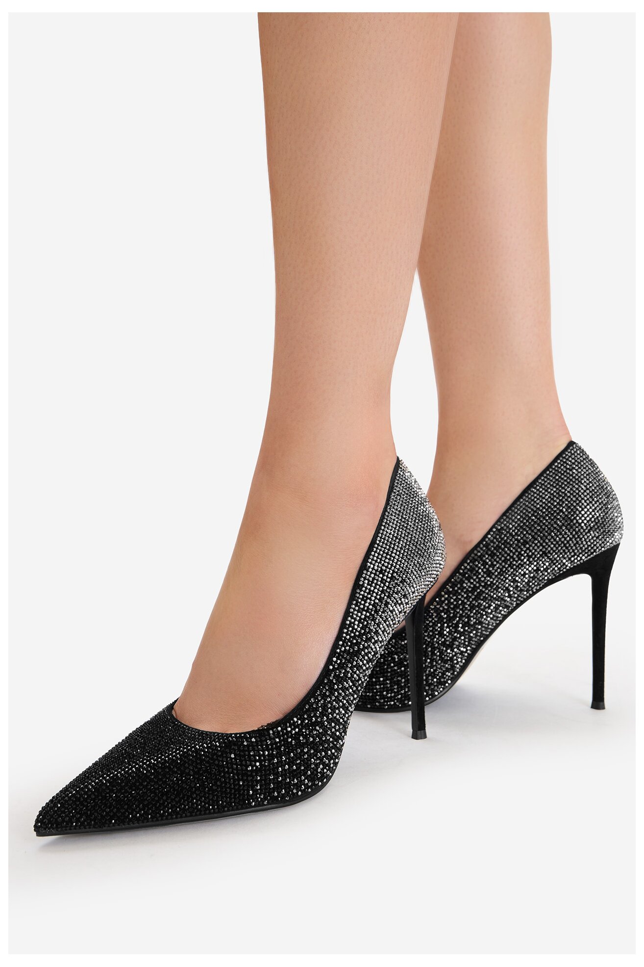 Czółenka EVA MINGE EO-LUISA-LT9058-8 Czarny