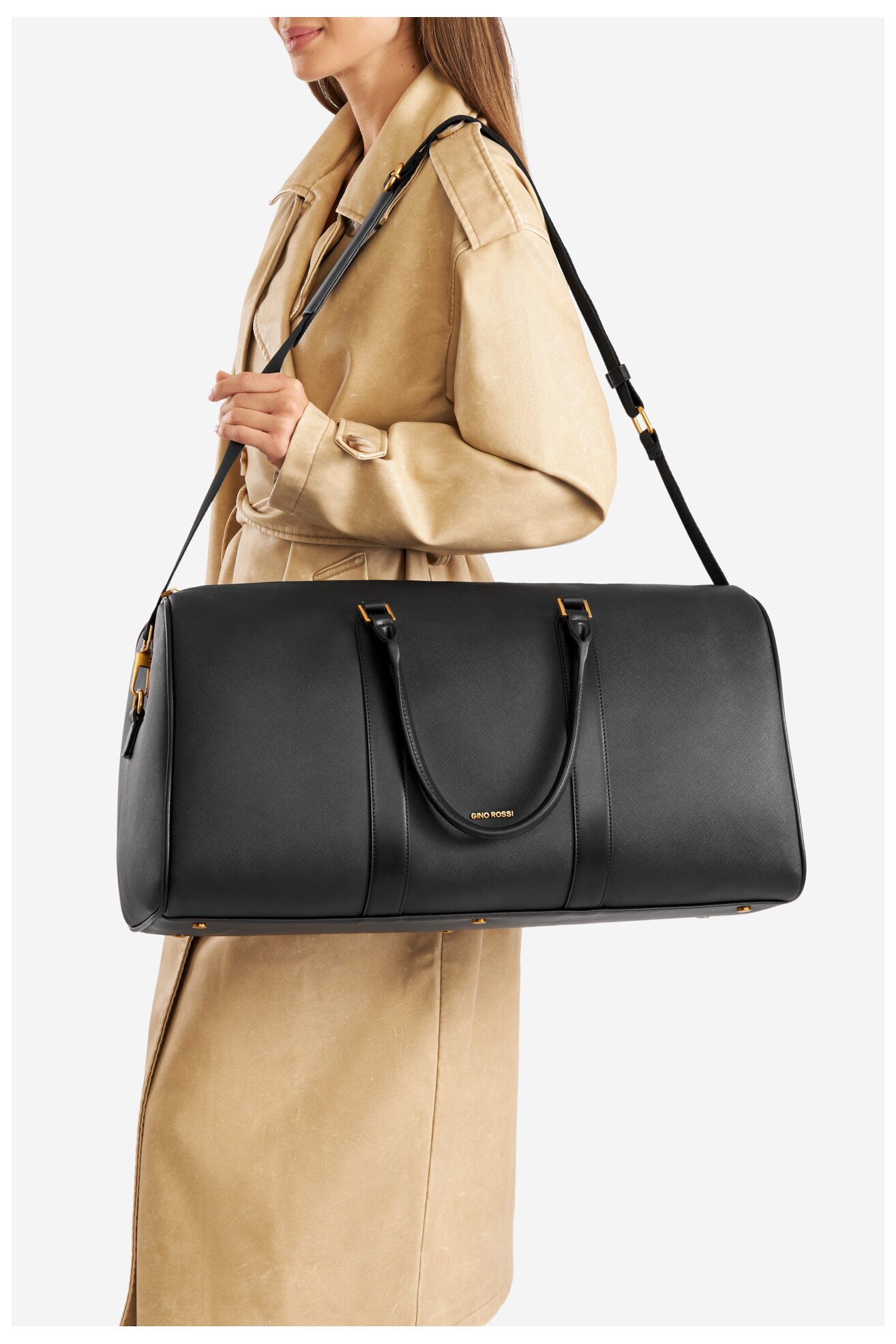 Geantă de mână Gino Rossi D2 TRAV NEGRU