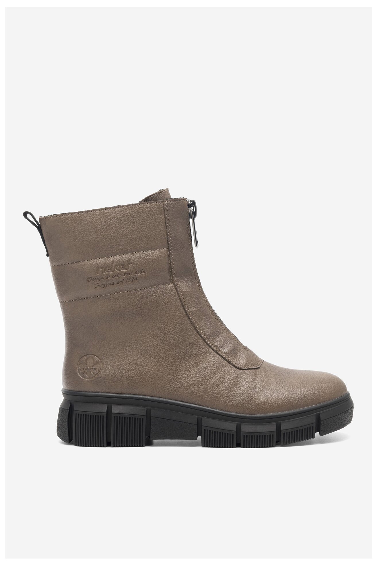 Botki Rieker X3452-24 Beżowy ciemny