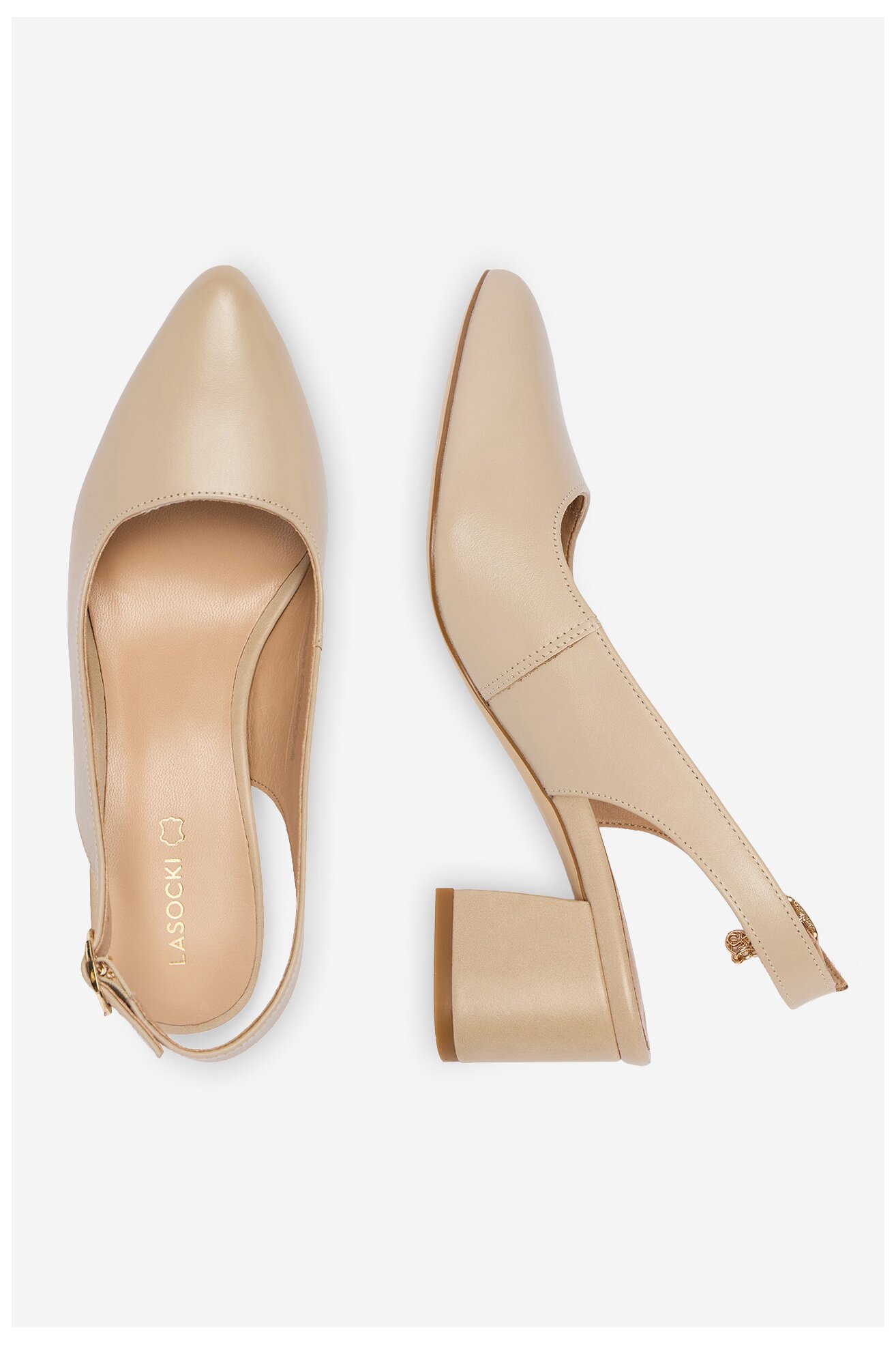 Czółenka Lasocki CEO-WB-LUMI-02 Beżowy