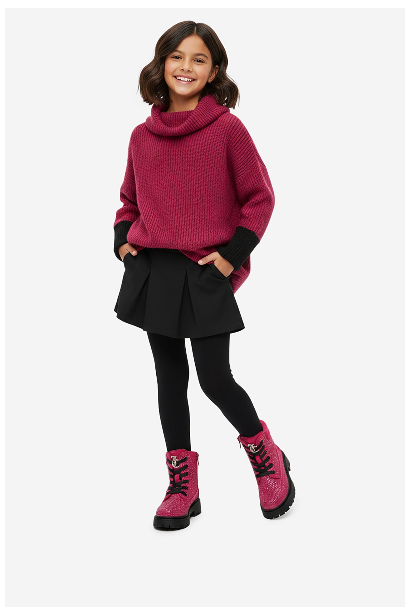 Csizma Juicy Couture EO-CS6590-01 RÓZSASZÍN