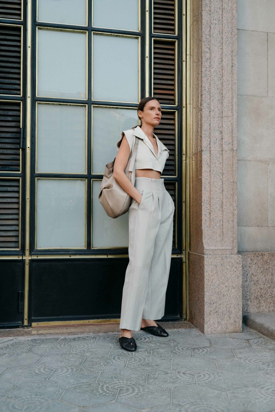 
                Gino Rossi - Torebka skórzana szara - 5903698610818