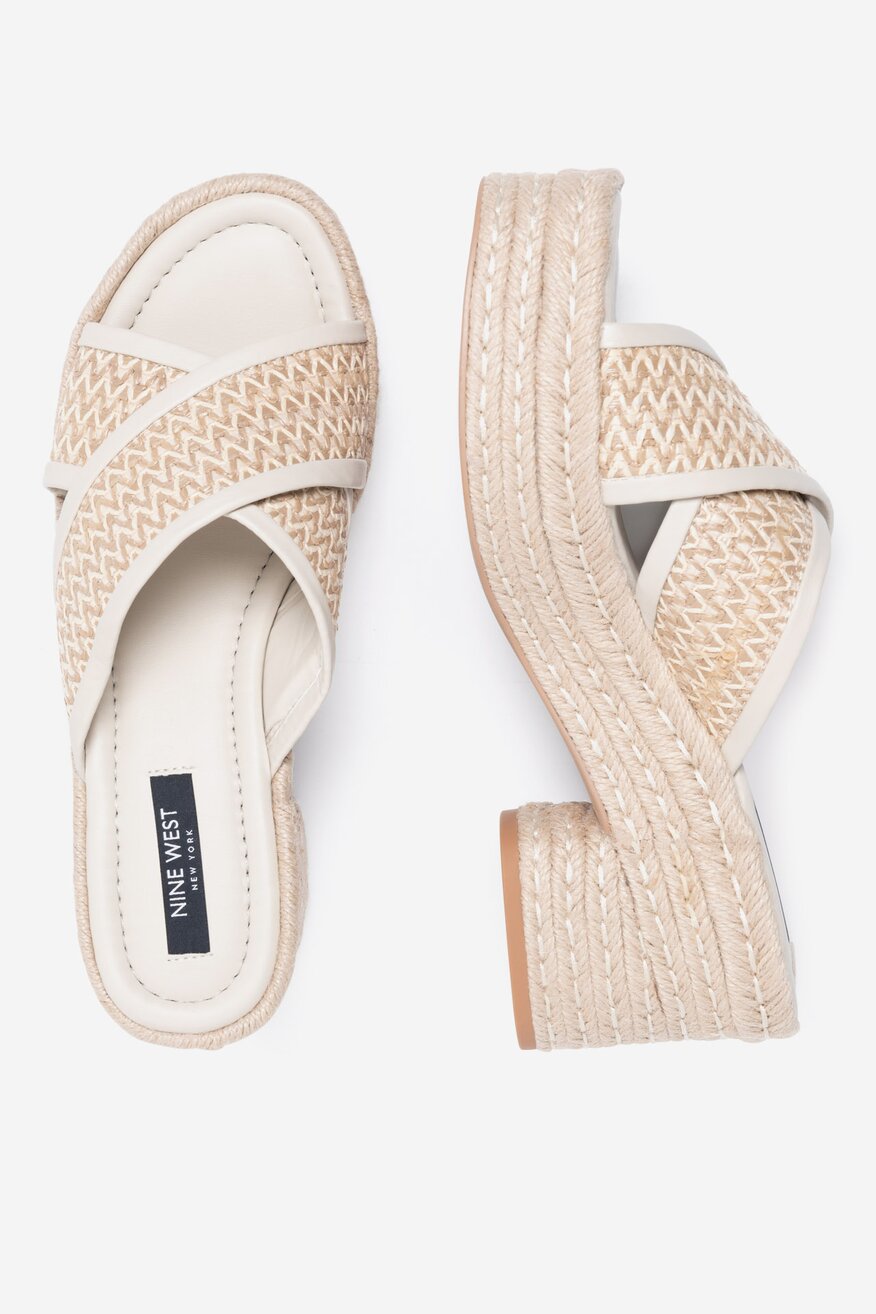 Pantofle NINE WEST BÉŽOVÁ - 5905588563594