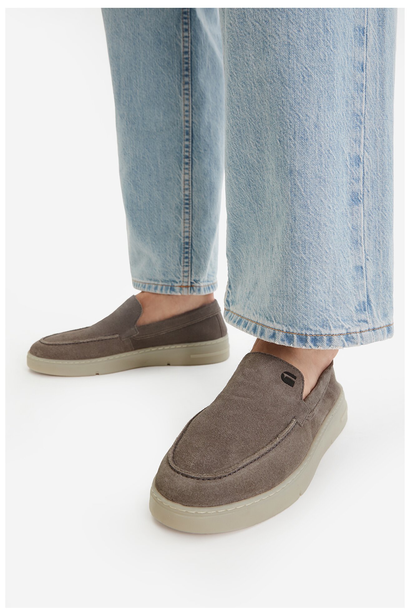 Mokasyn G-STAR RAW EO-JUMBO-01 MI08 Szary