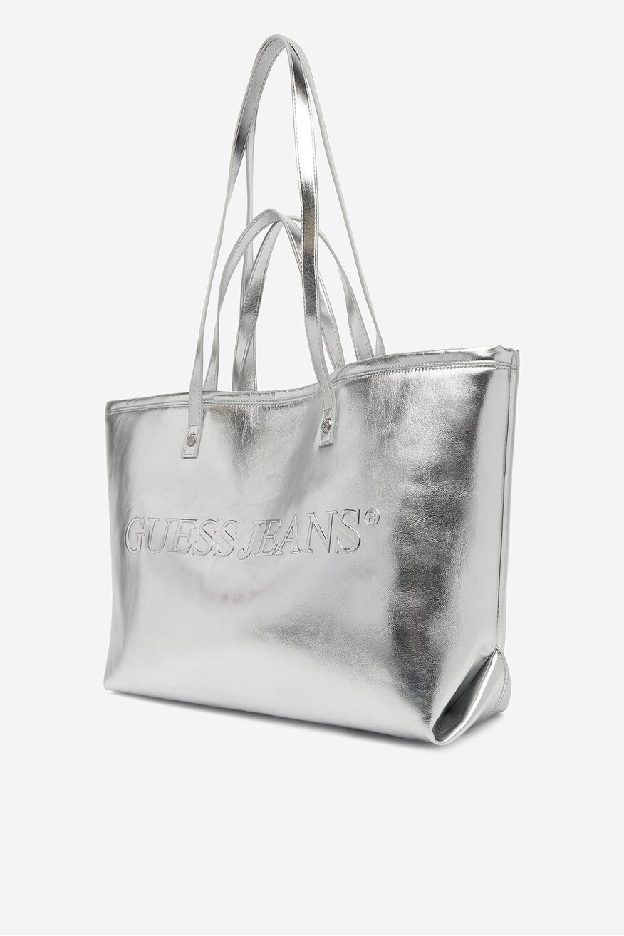 
                Сумка З Ремінцем GUESS JEANS СРІБНИЙ - 5906751880715