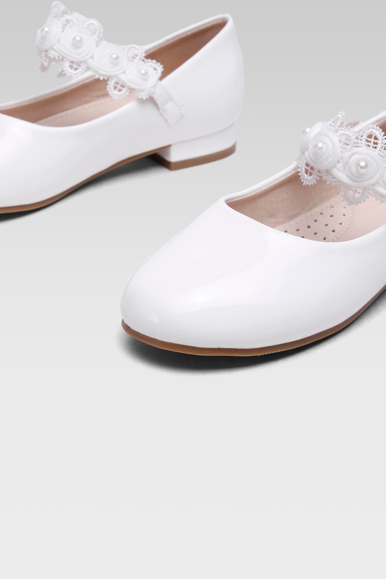 Baleriny Nelli Blu CSS20402-01 Biały