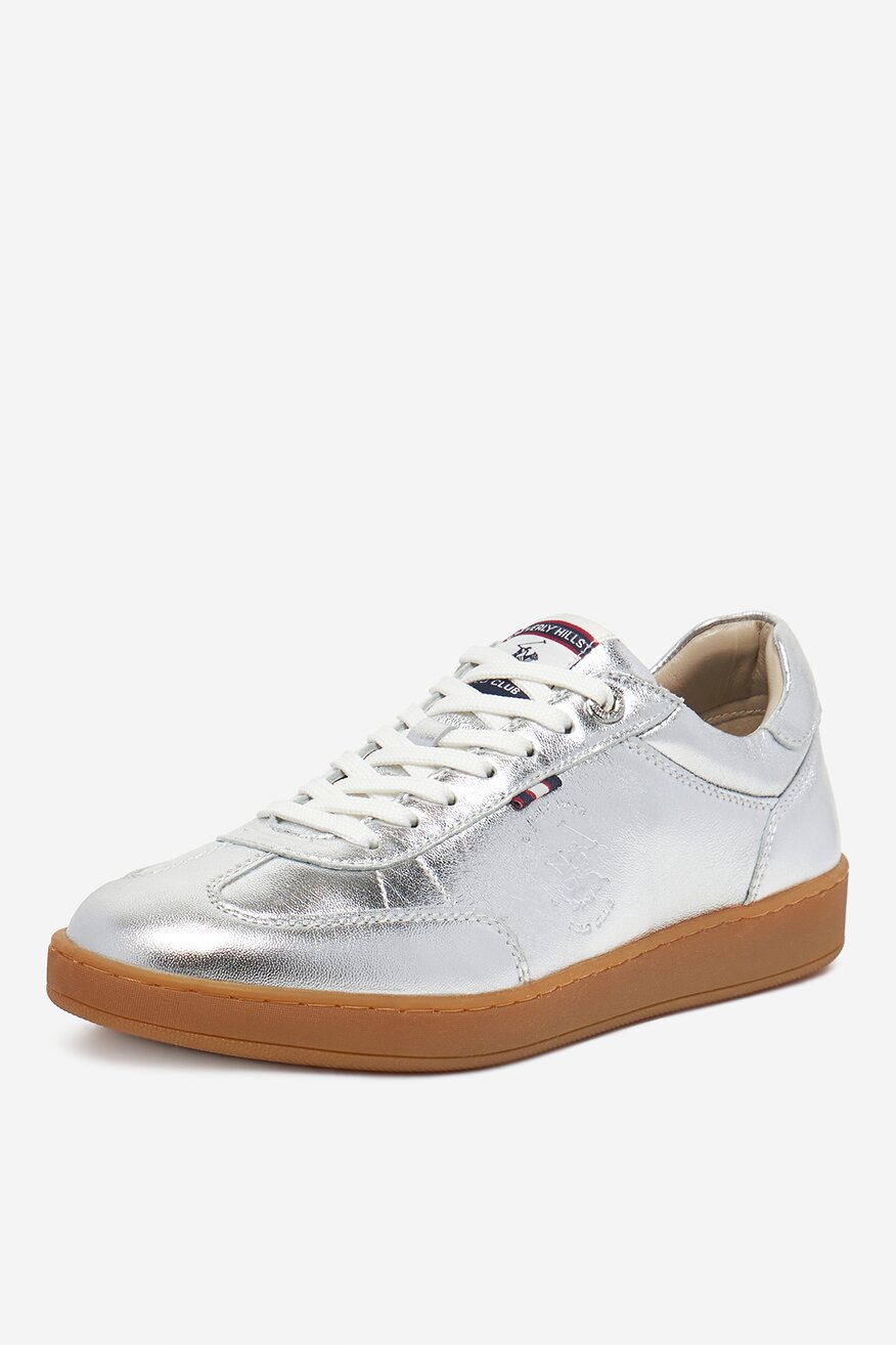 Sneakerși Beverly Hills Polo Club ARGINTIU - 5906751163962