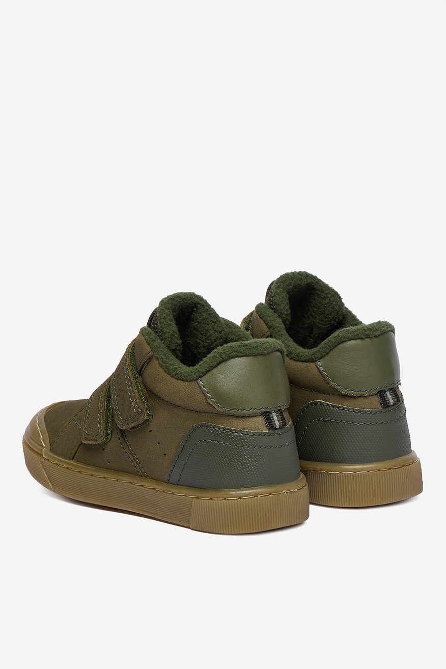 Šněrovací vyšší obuv Lasocki Kids KHAKI - 5906751213216