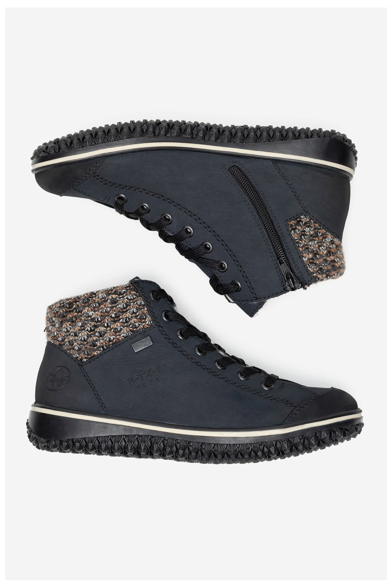 Bocanci Rieker Z4243-14 ALBASTRU