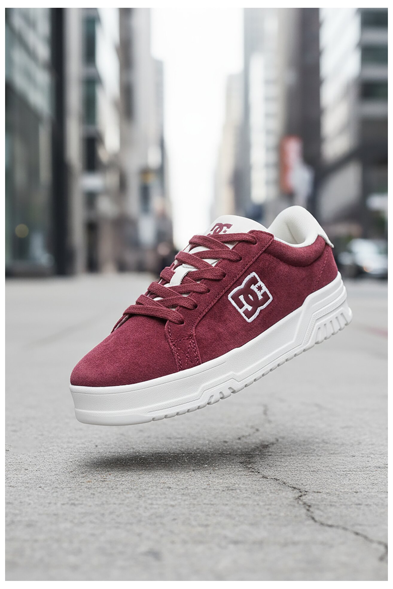 Кросівки спортивні DC Shoes CEO-WP40-24302 БОРДОВИЙ