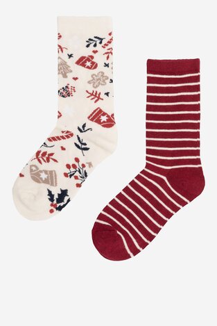 Čarape Jenny Fairy 4WB-001-AW23 (2-PACK) BEŽ