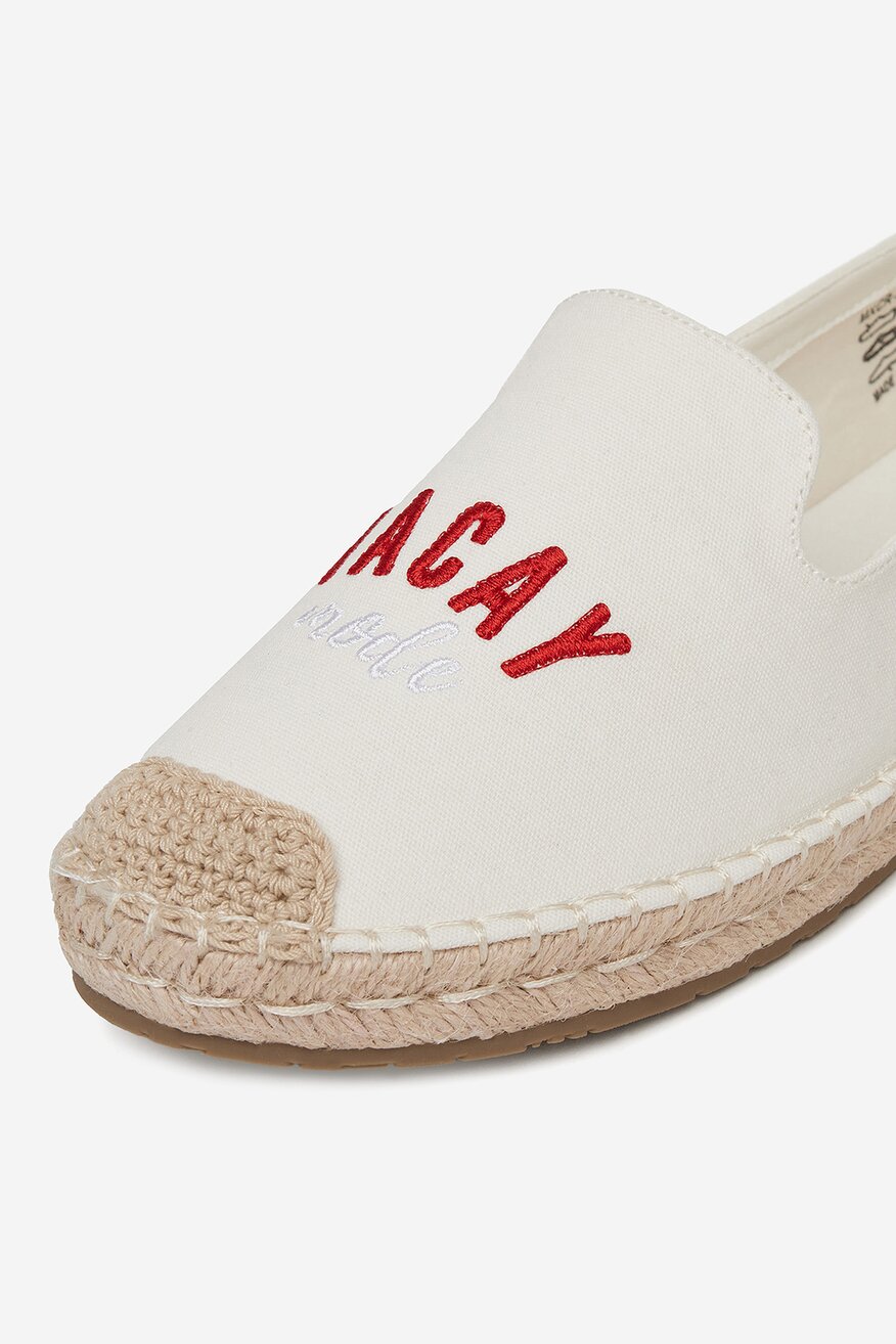 Espadrile DeeZee ALB - 5904410836080