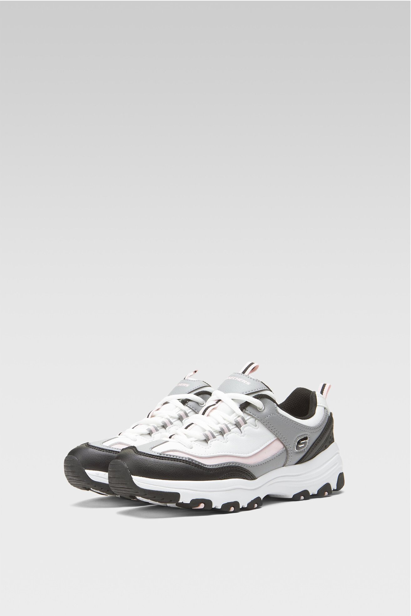 Obuwie sportowe Skechers D'LITE COUSIN 8750108 WBPK Biały