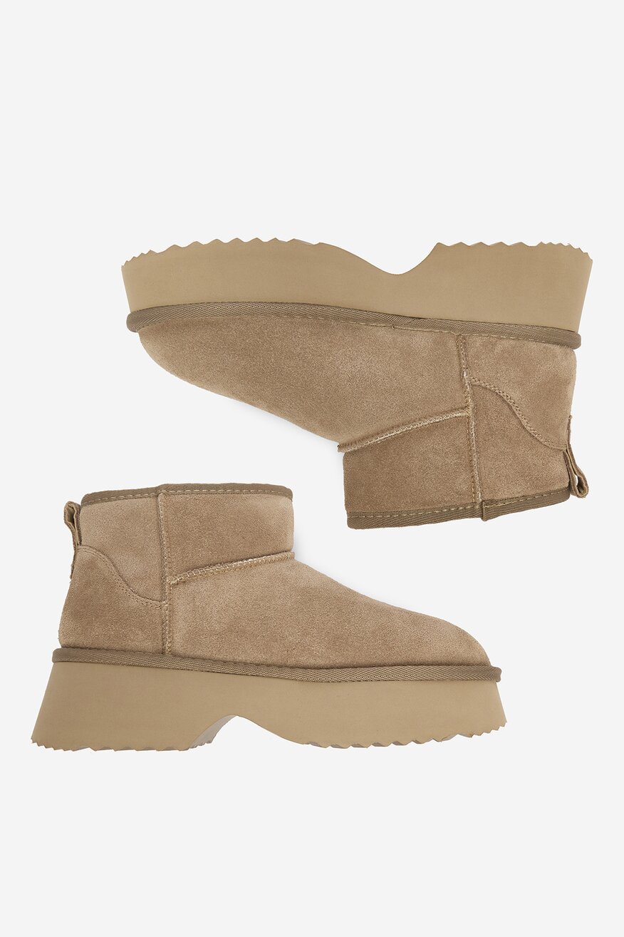 
                Badura - Śniegowce zamszowe ocieplane - 5906751279656