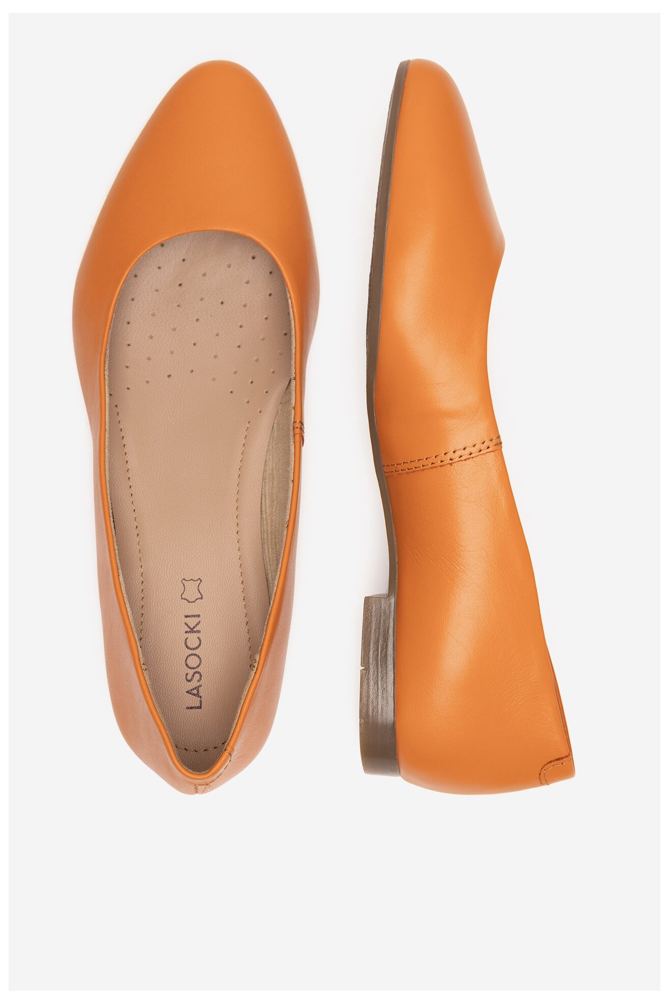 Baleriny Lasocki RST-KAJA-01 Pomarańczowy