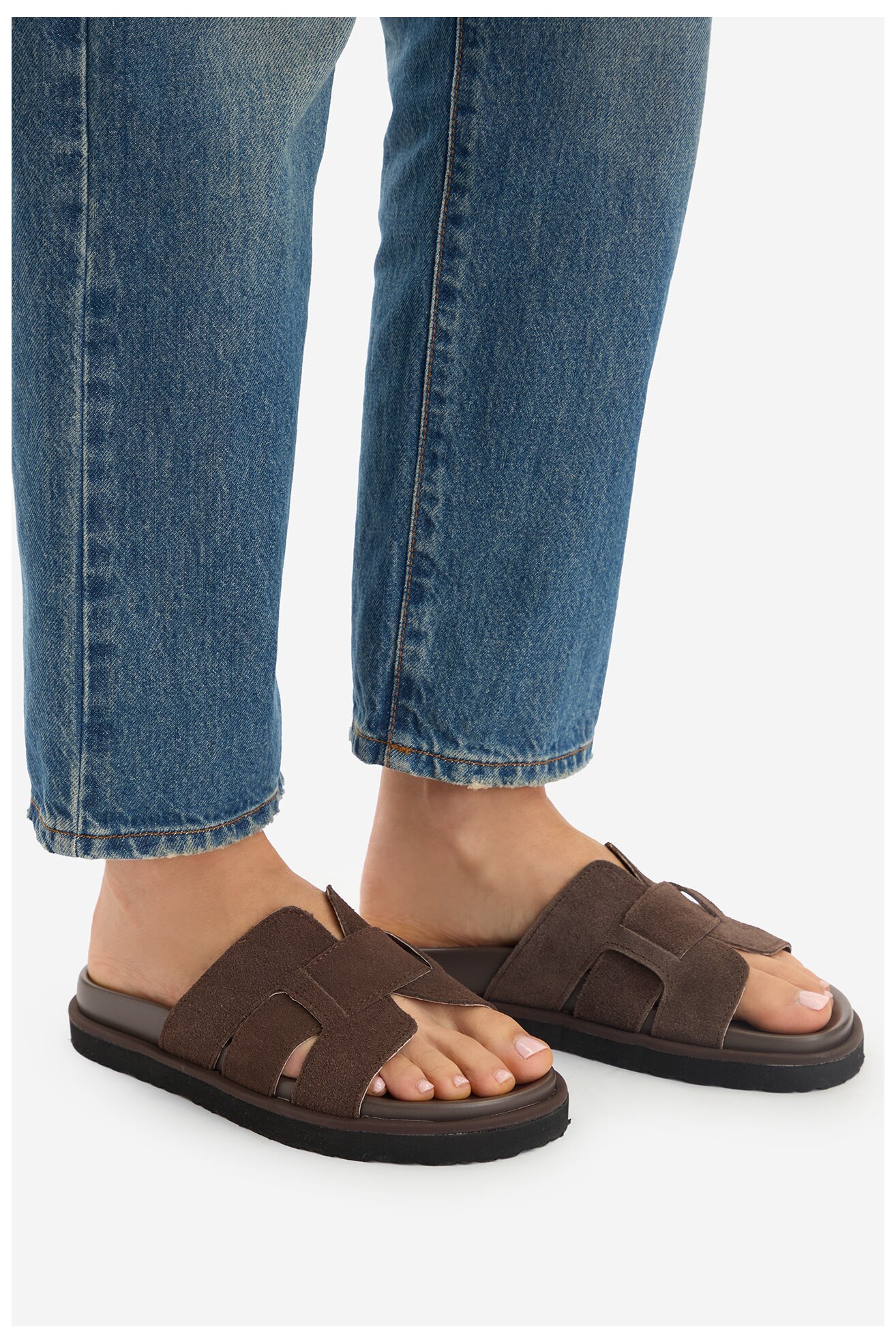 Шльопанець Gino Rossi C-LB-P2170 ТЕМНО-КОРИЧНЕВИЙ