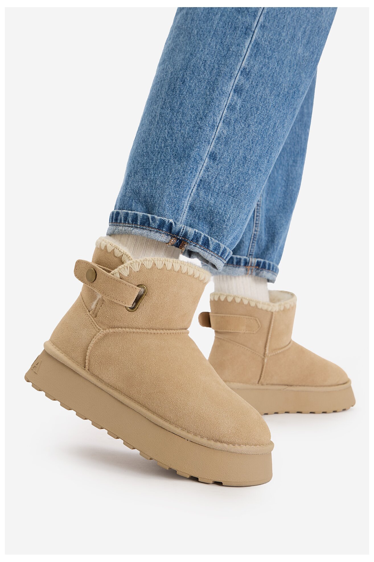 Bokacsizma Badura EO-ANGELA-TS6296-01 BÉZS