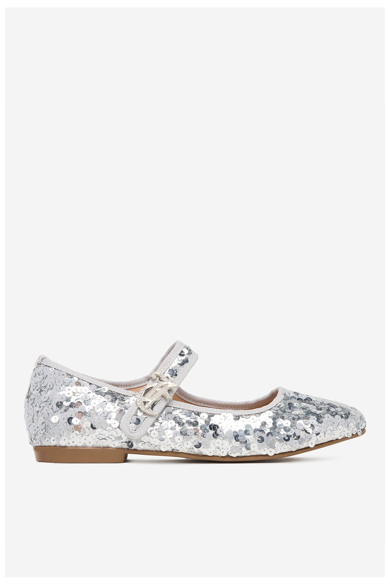 Baleriny Juicy Couture CEO-CM250112-1 Srebrny