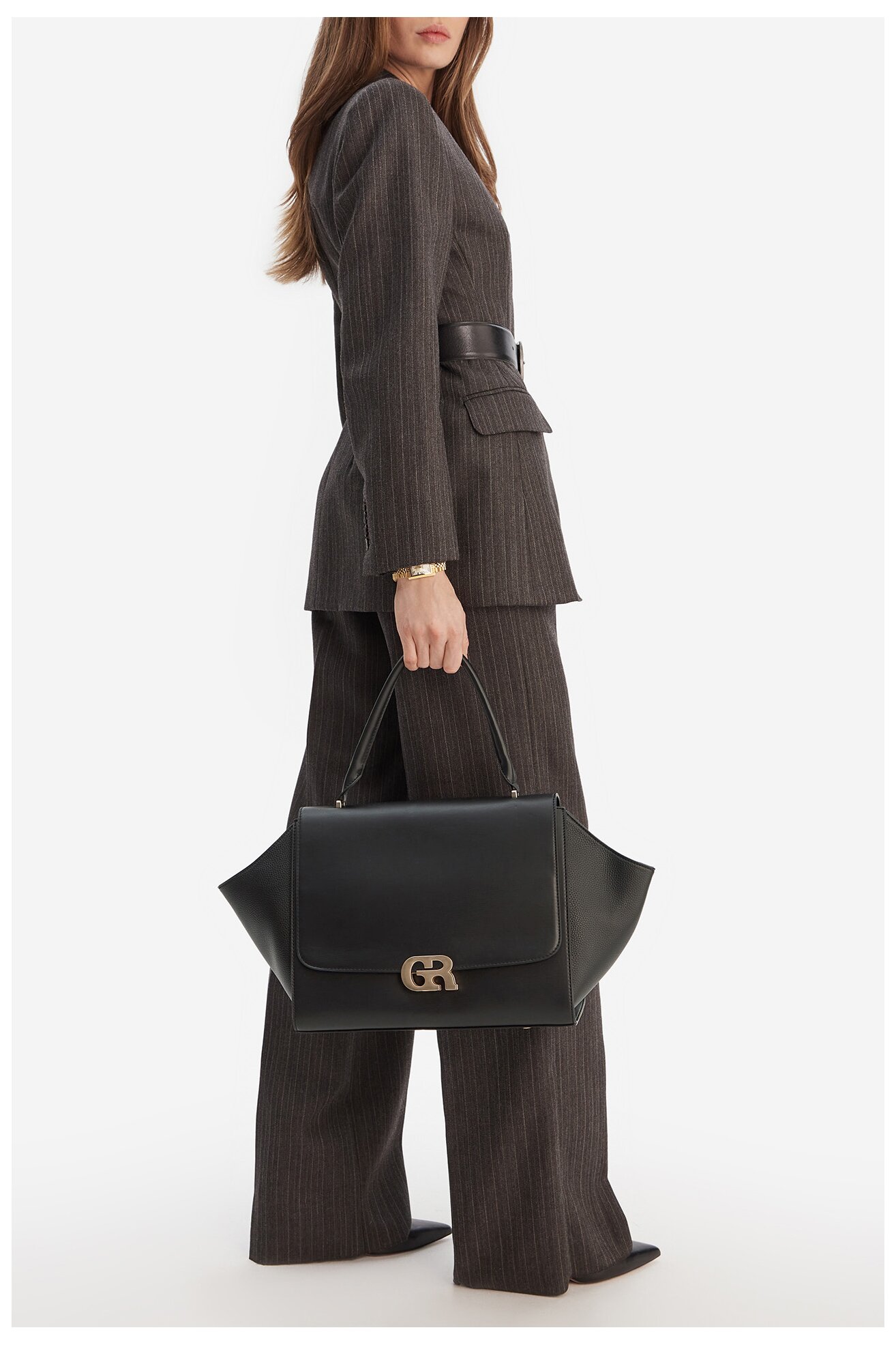 Сумка З Ремінцем Gino Rossi EO-KY-183 ЧОРНИЙ