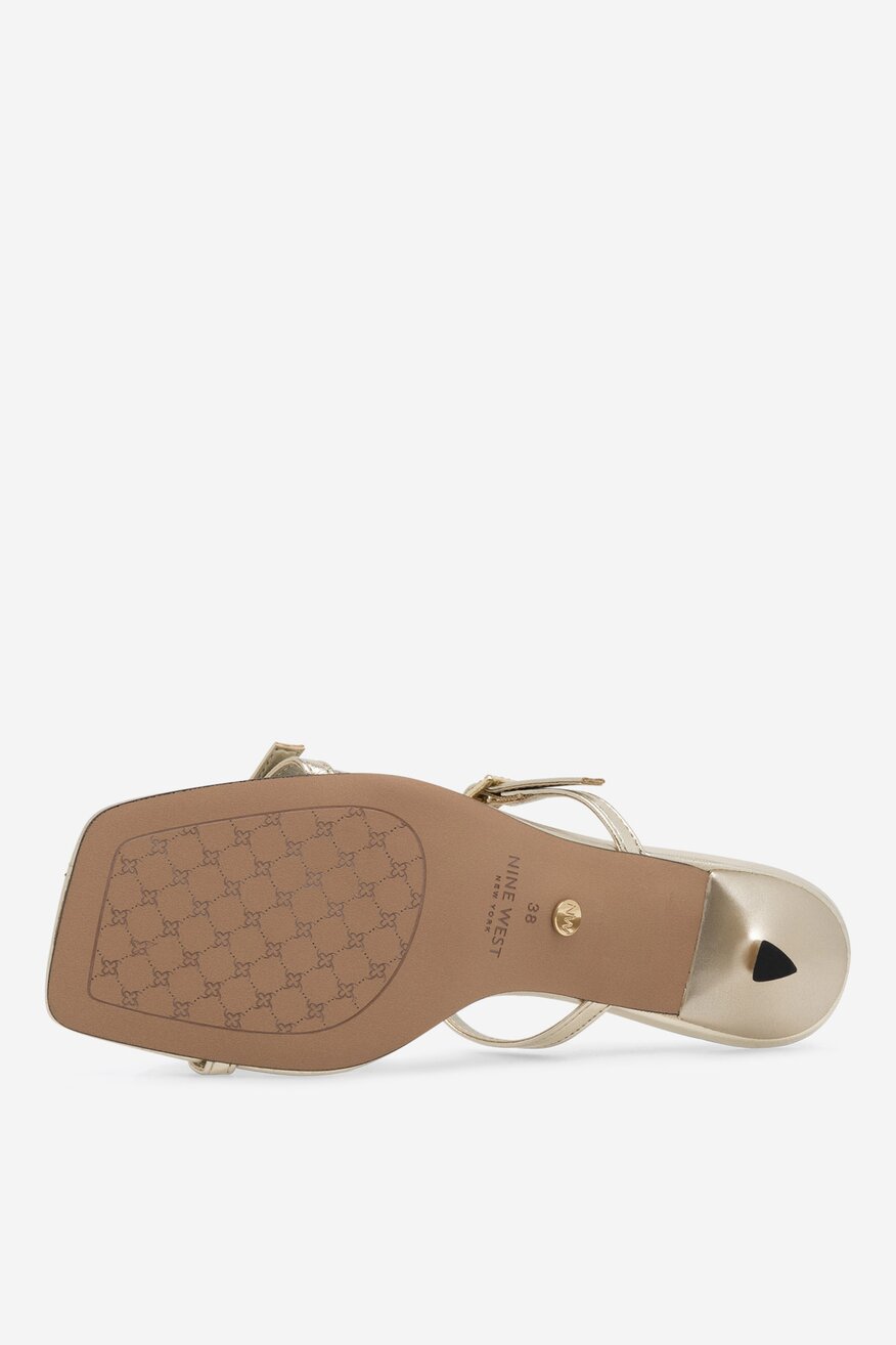 NINE WEST - Klapki na obcasie - 5905588606222