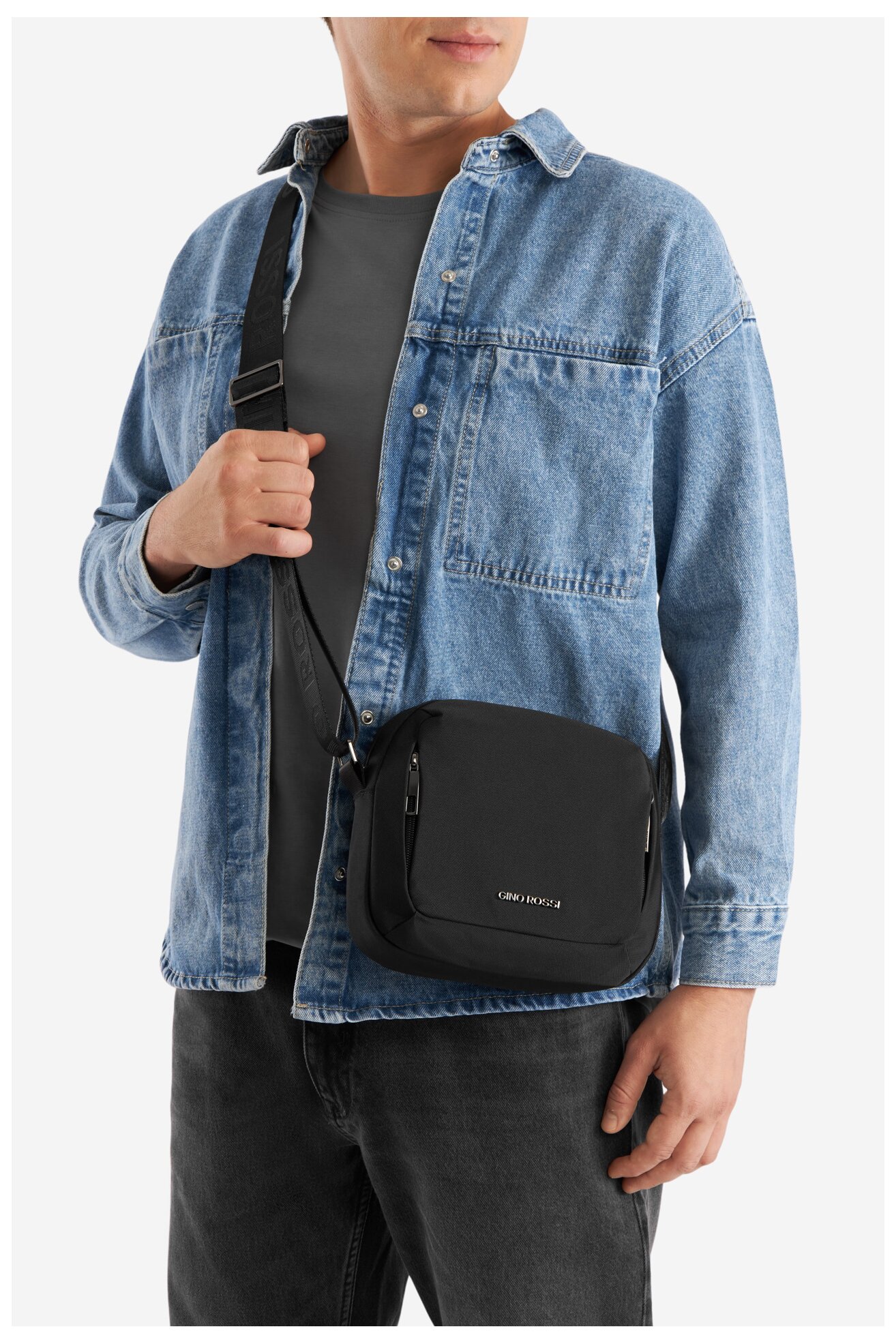Сумка Чоловіча Gino Rossi GIN-K-023-CCC-06 ЧОРНИЙ