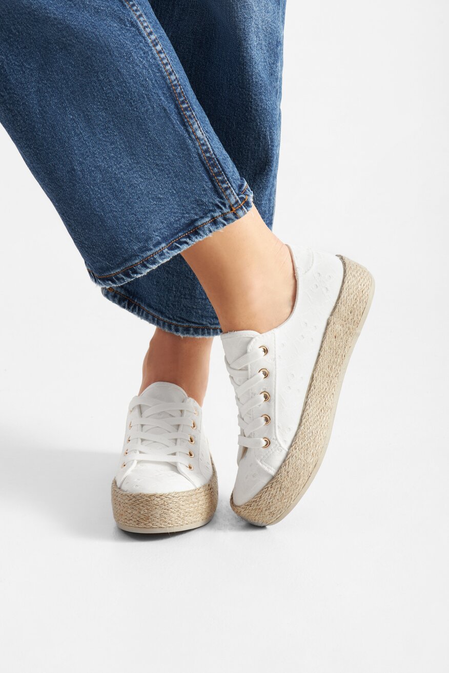 
                Eспадрили Jenny Fairy БЯЛ - 5905588534150