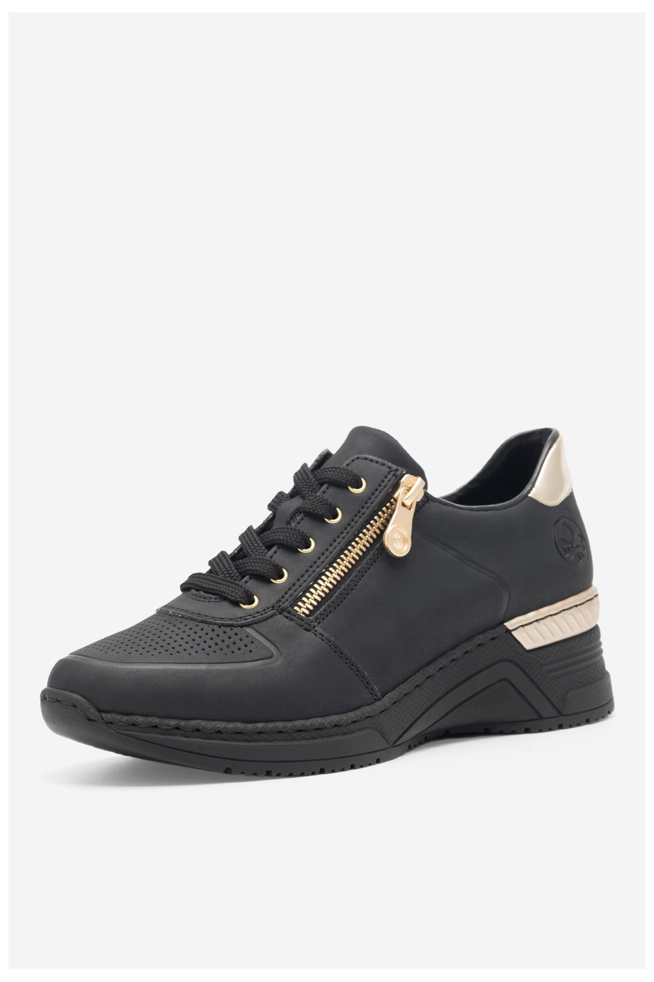 Sneakerși Rieker N4305-00 NEGRU