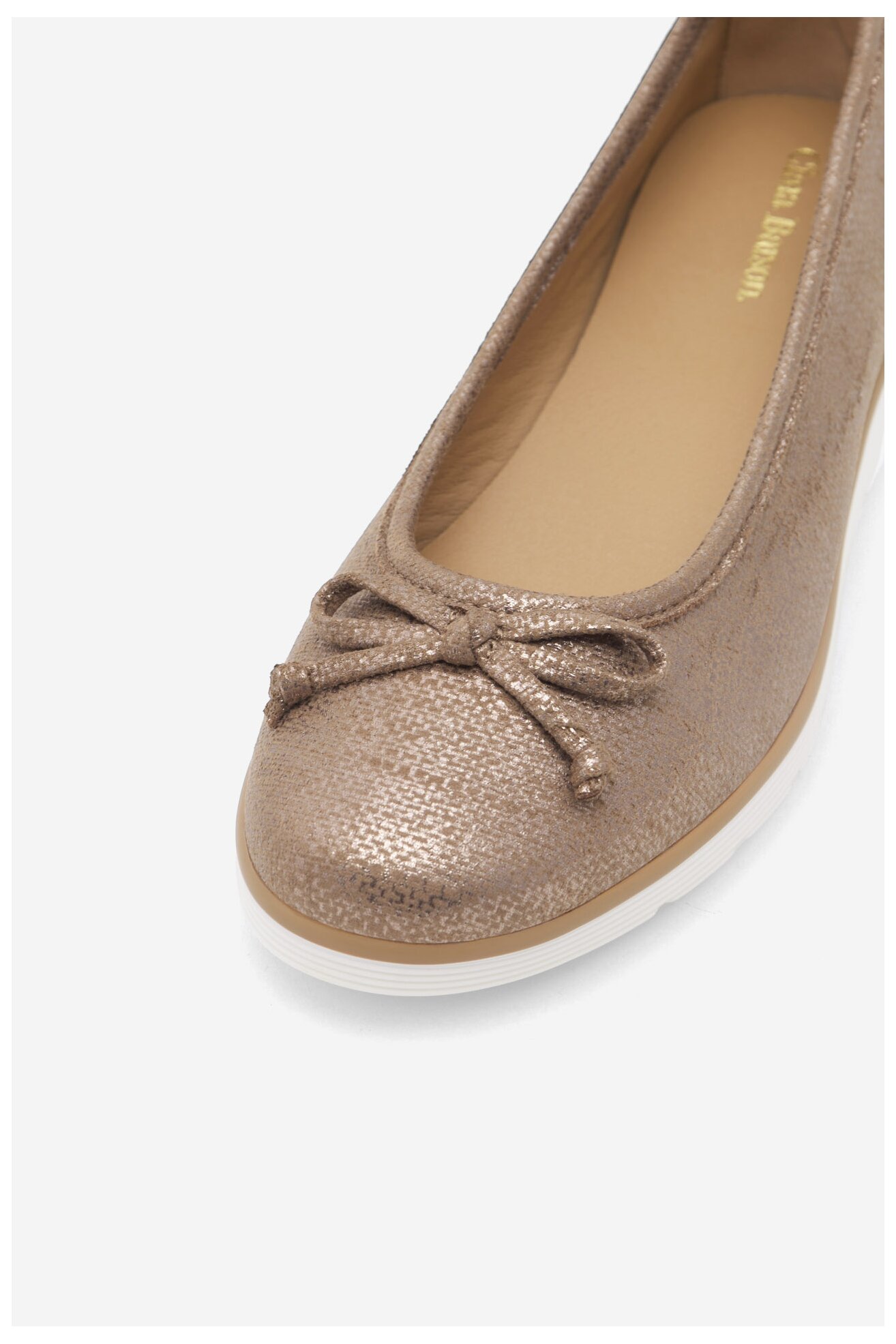 Baleriny Clara Barson WYL3650-3 Złoty