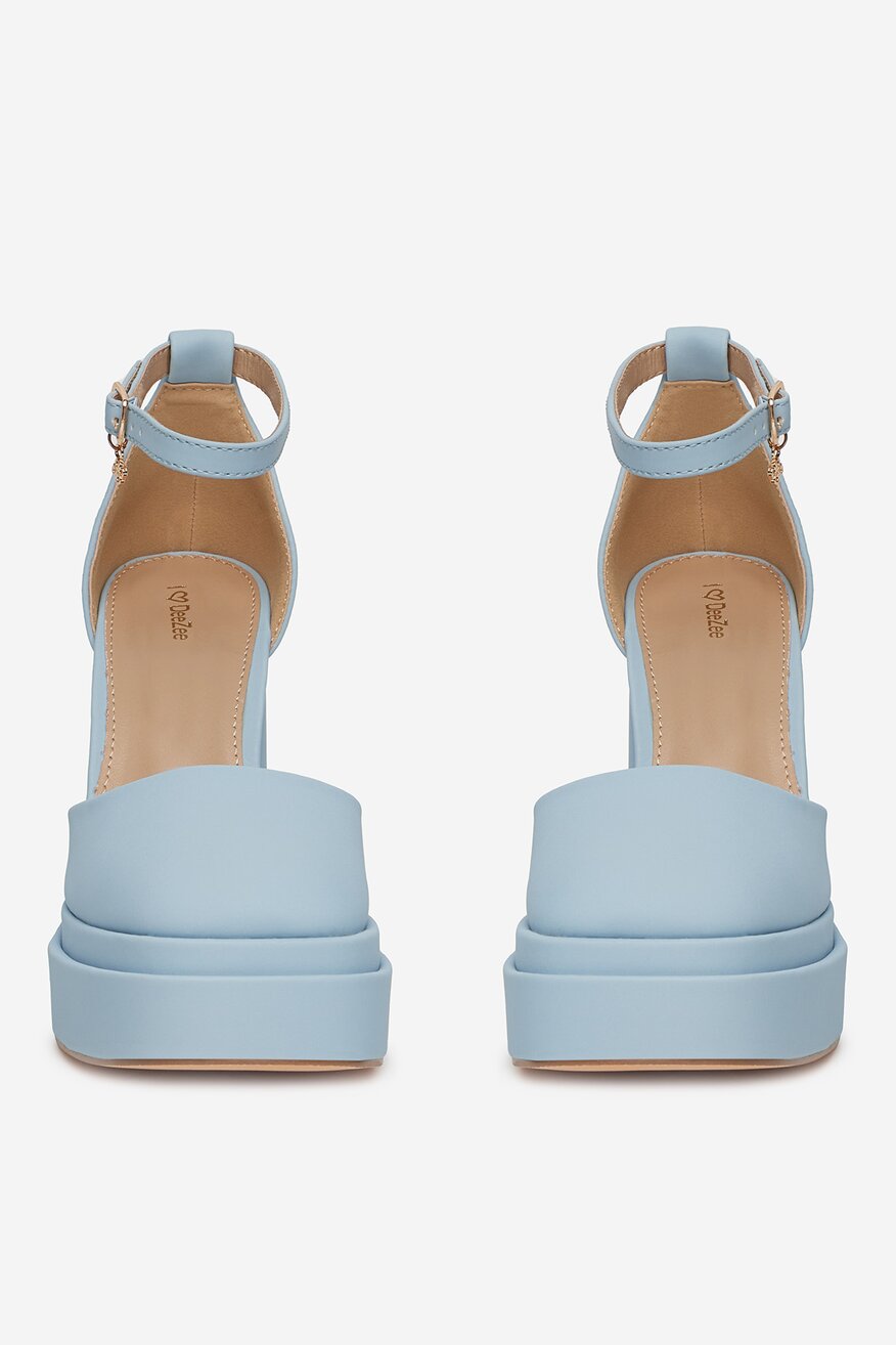 Pantofi cu toc DeeZee ALBASTRU - 5906751097304