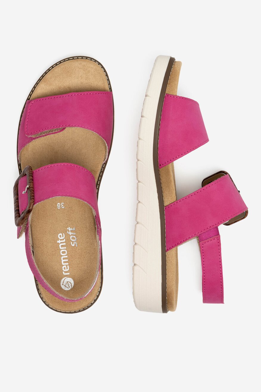 
                Remonte - Skórzane sandały - 2230056158907