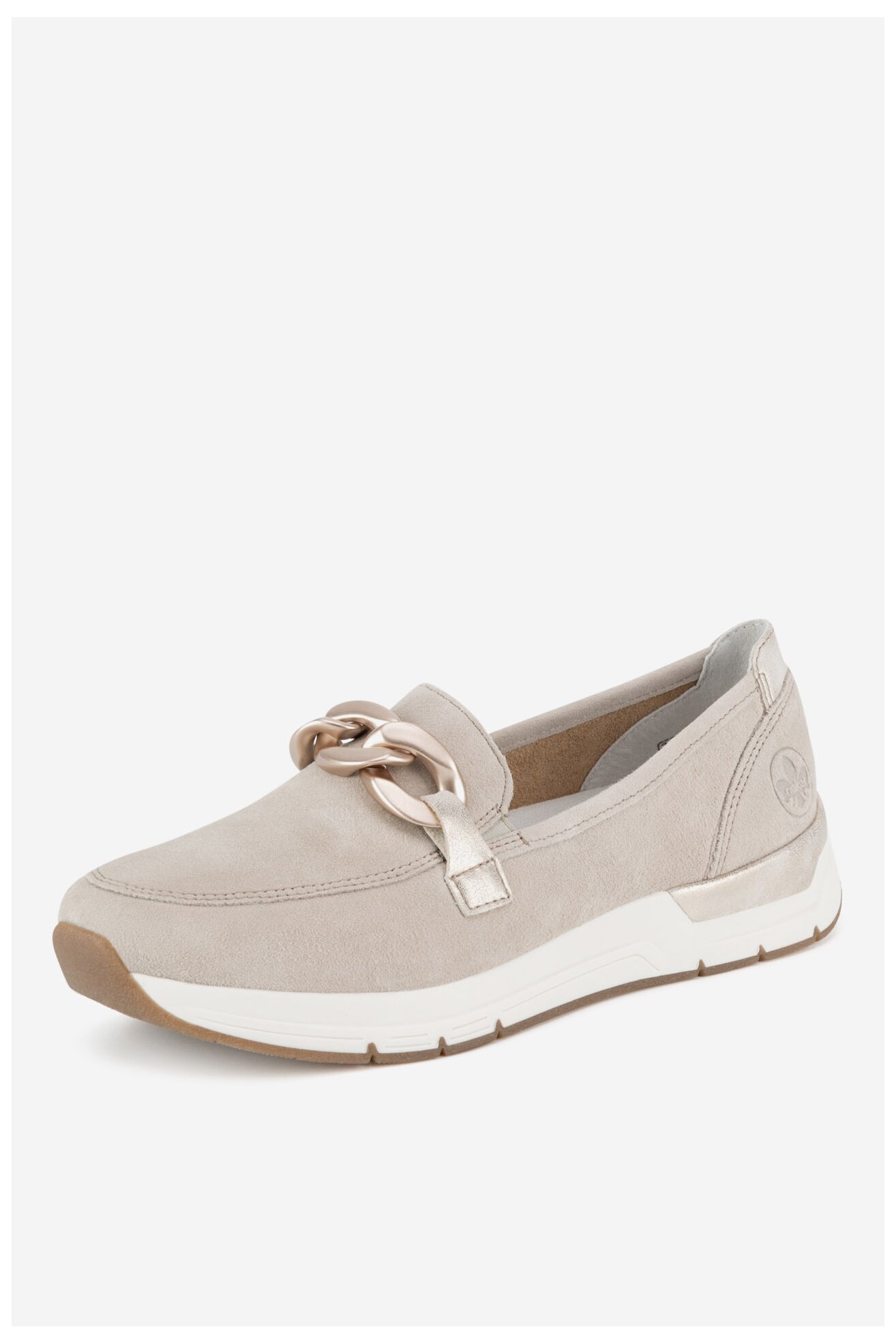 Mokasyn Rieker 58944-60 Beżowy jasny