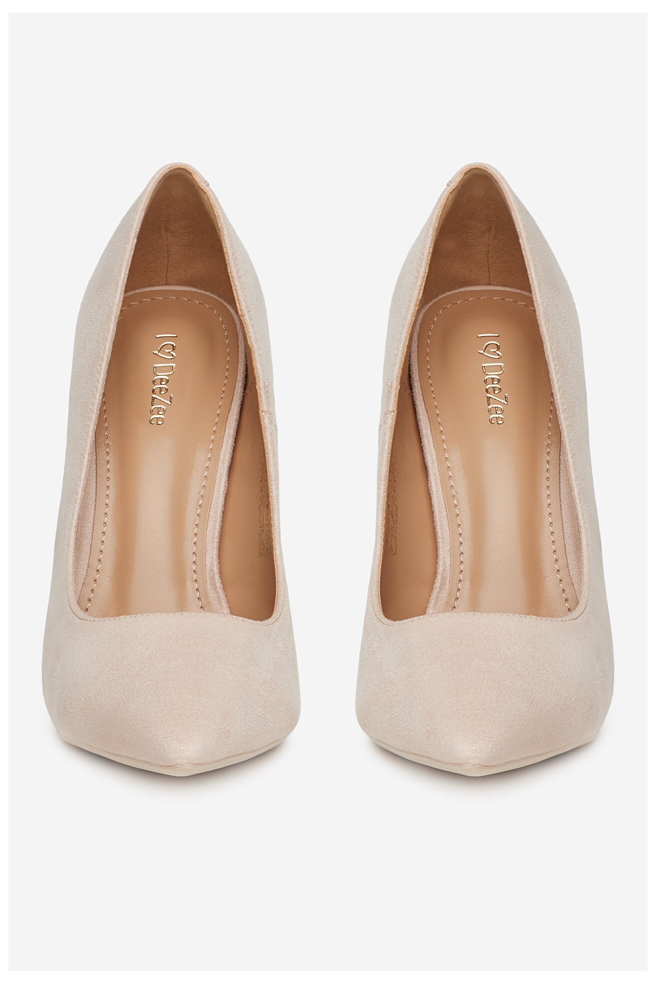 Pantofi cu toc DeeZee DZ0023 BEJ