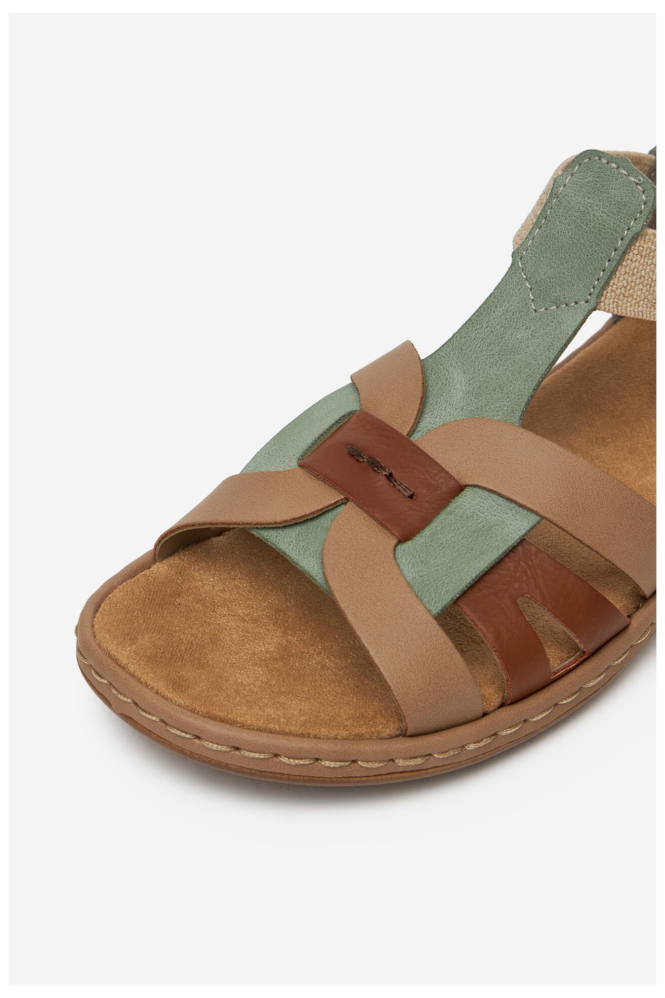 Сандали Rieker 65918-52 СВЕТЛОЗЕЛЕН