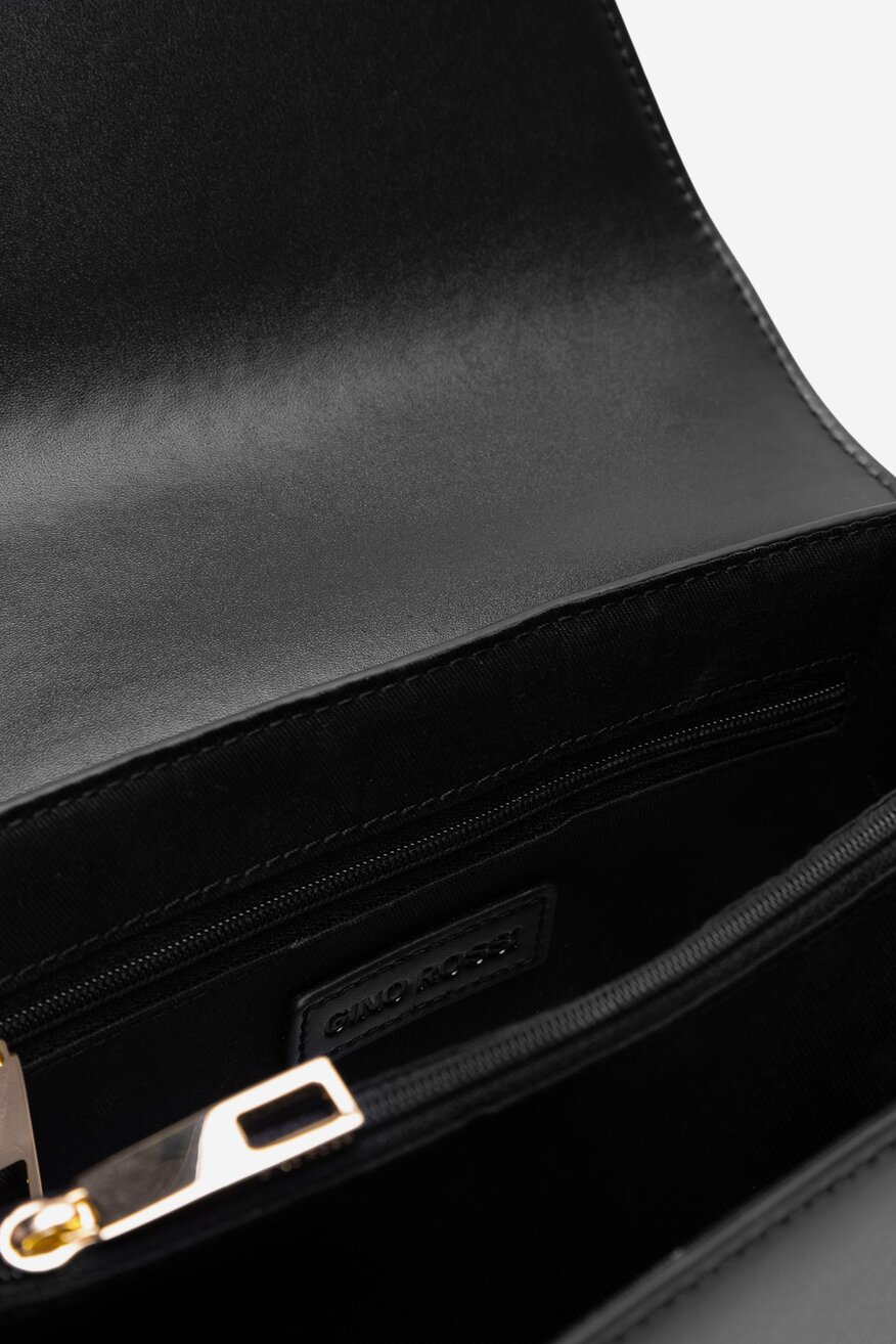 
                Gino Rossi - Średnia skórzana torebka kuferek - 5903419772986