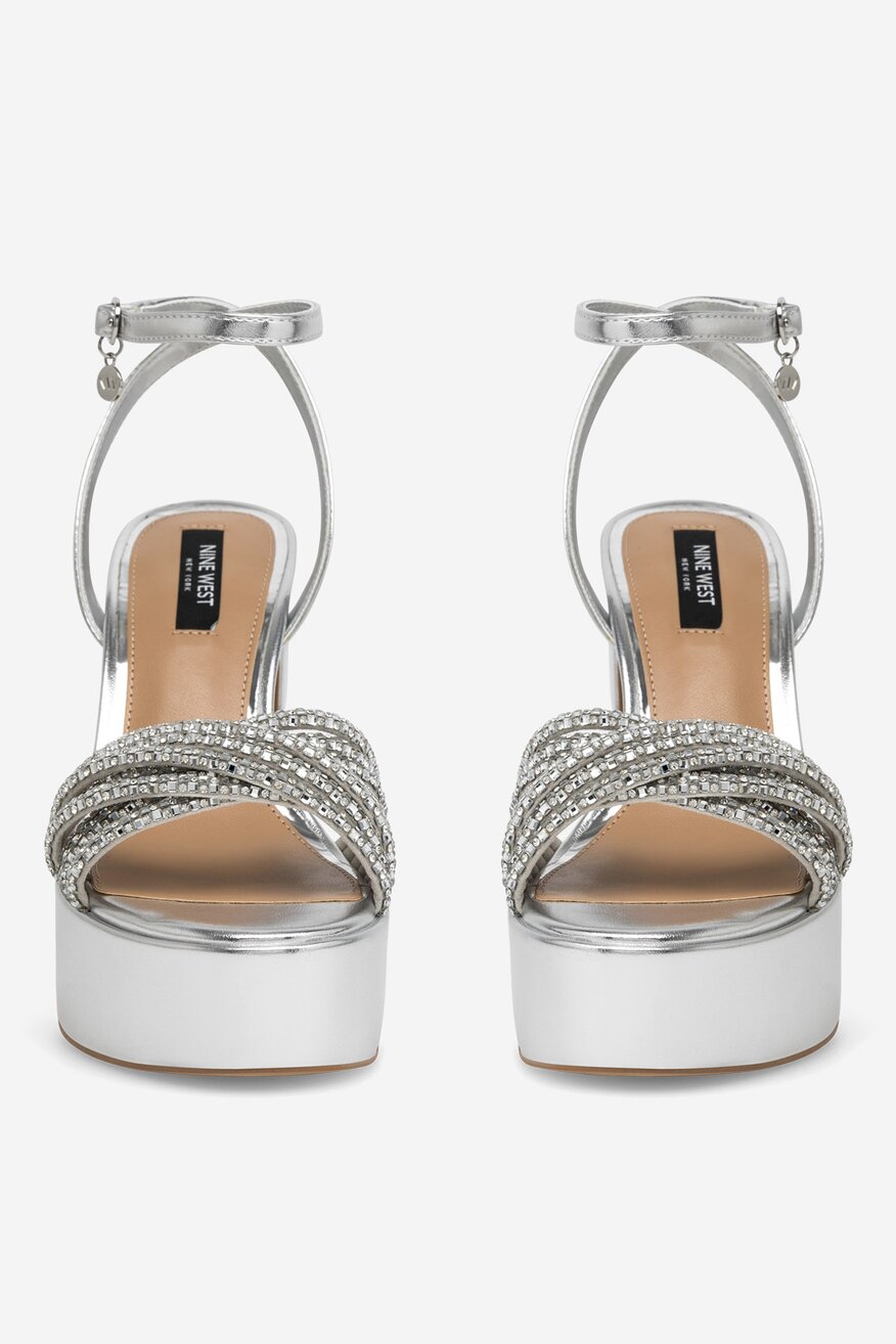 
                Сандалі NINE WEST СРІБНИЙ - 5905588592631