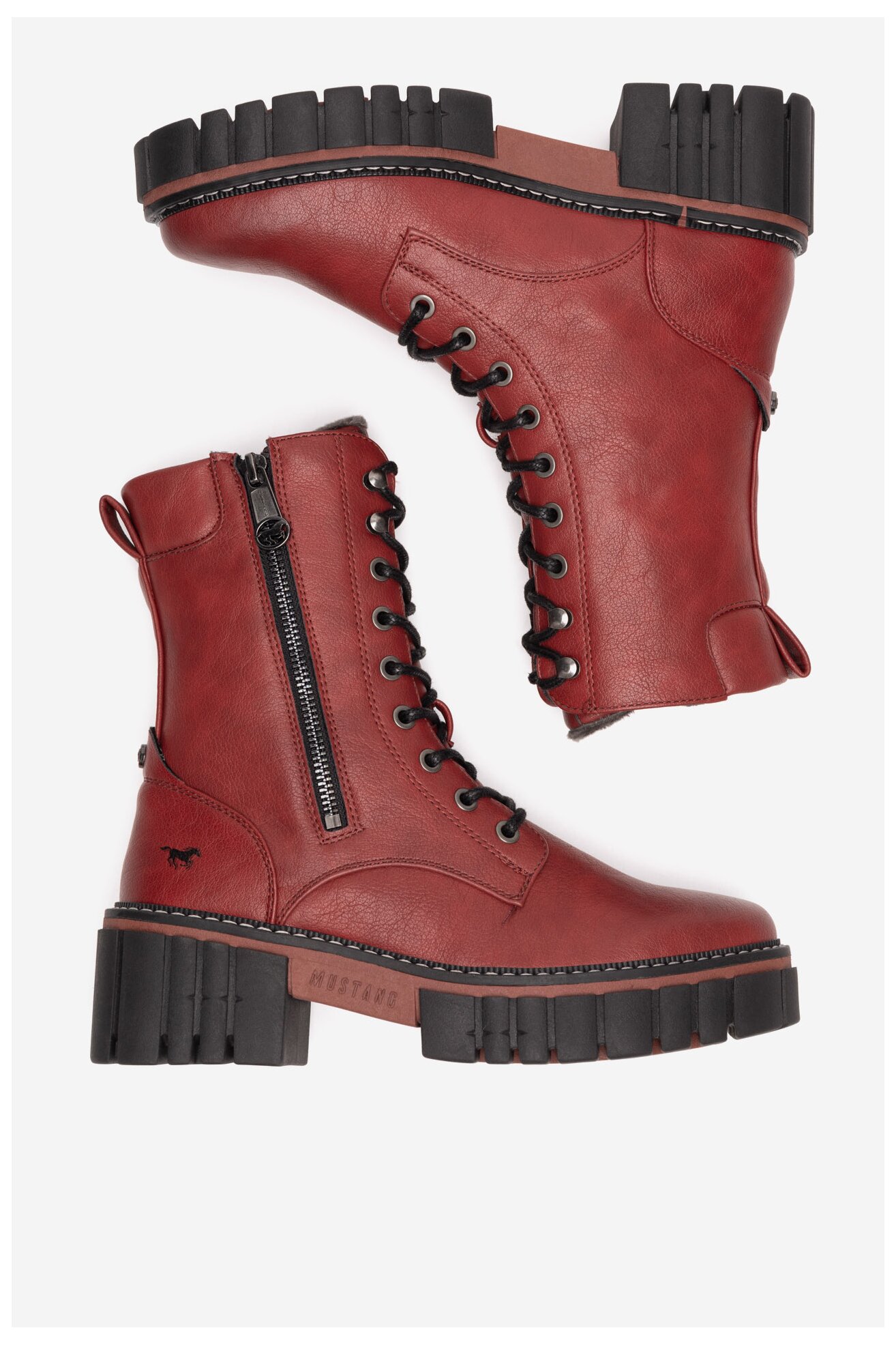 Bocanci Mustang 1447-504 ROŞU
