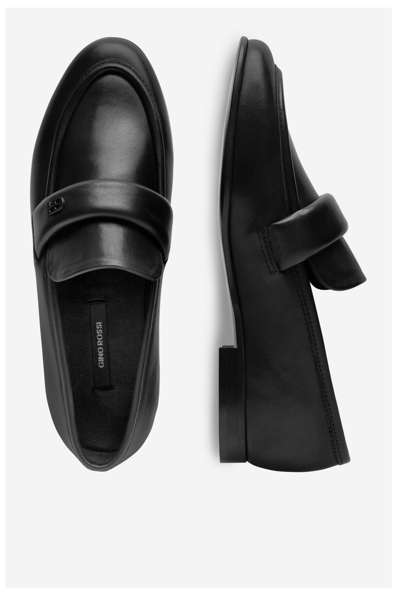 Mokaszin Gino Rossi 24SS400 FEKETE