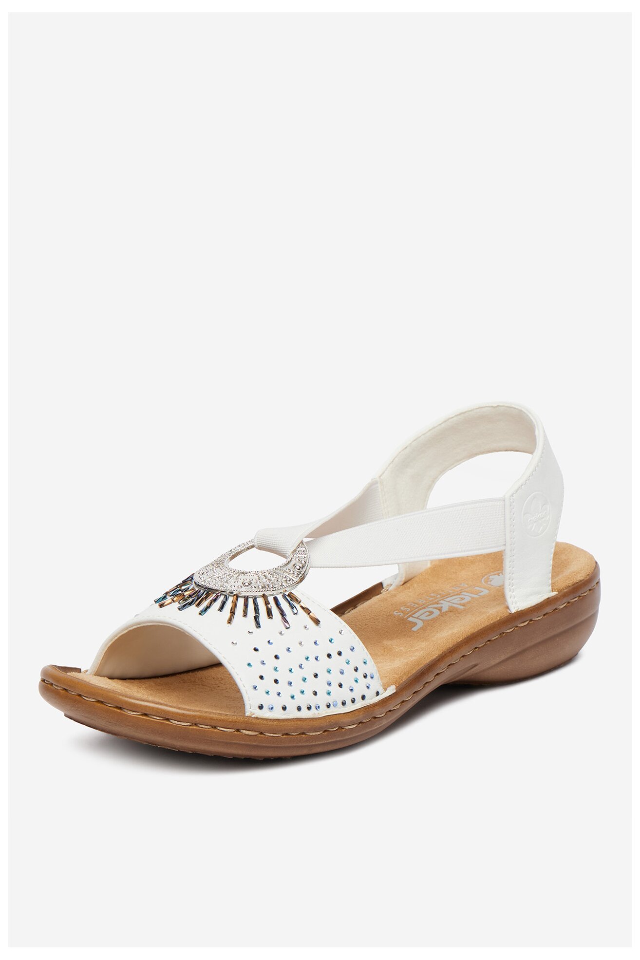 Sandały Rieker CEO-60880-80 Biały