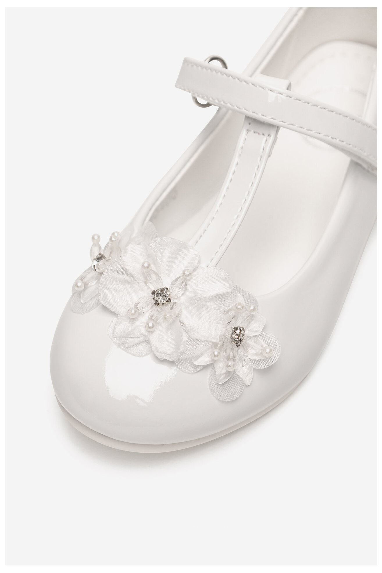 Baleriny Nelli Blu CM240417-7 Biały