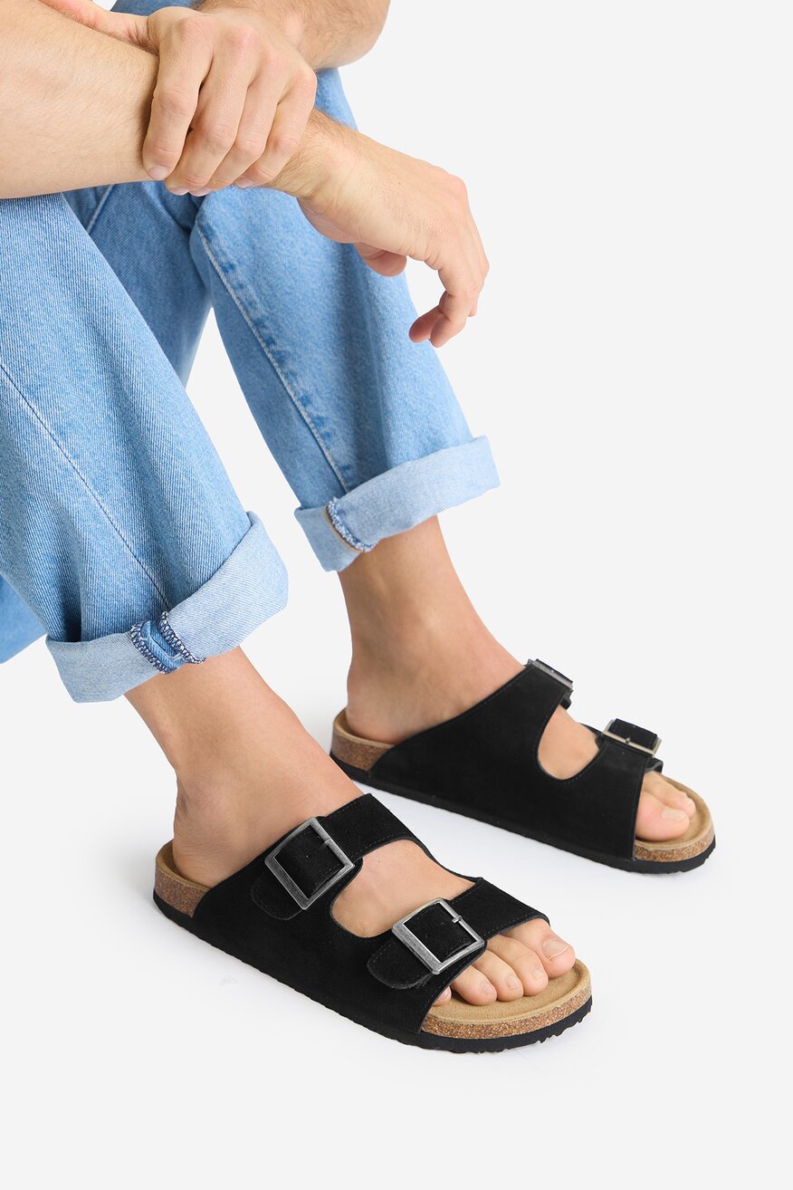 
                Go Soft - Klapki skórzane - 5907964095446