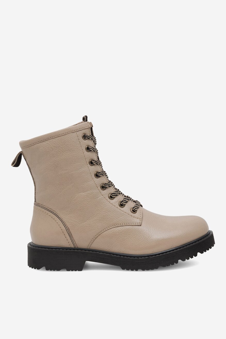 Lasocki - Trzewiki skórzane ocieplane - 5904862996264