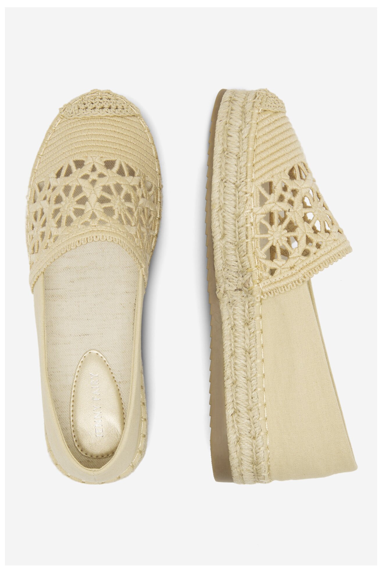 Espadryle Jenny Fairy WSS21119-01 Beżowy