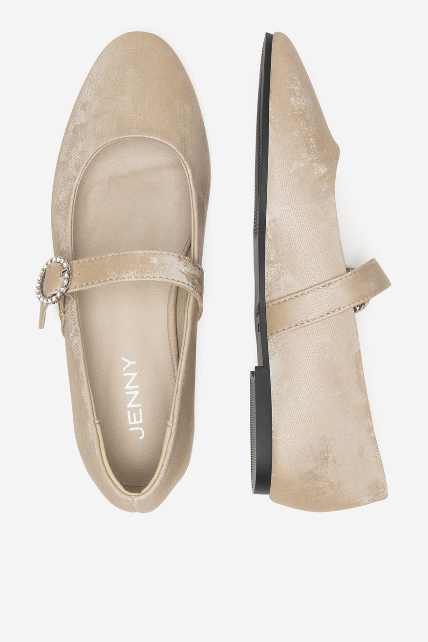 Baleriny Jenny HY2T616-7 Beżowy - 5904862999128