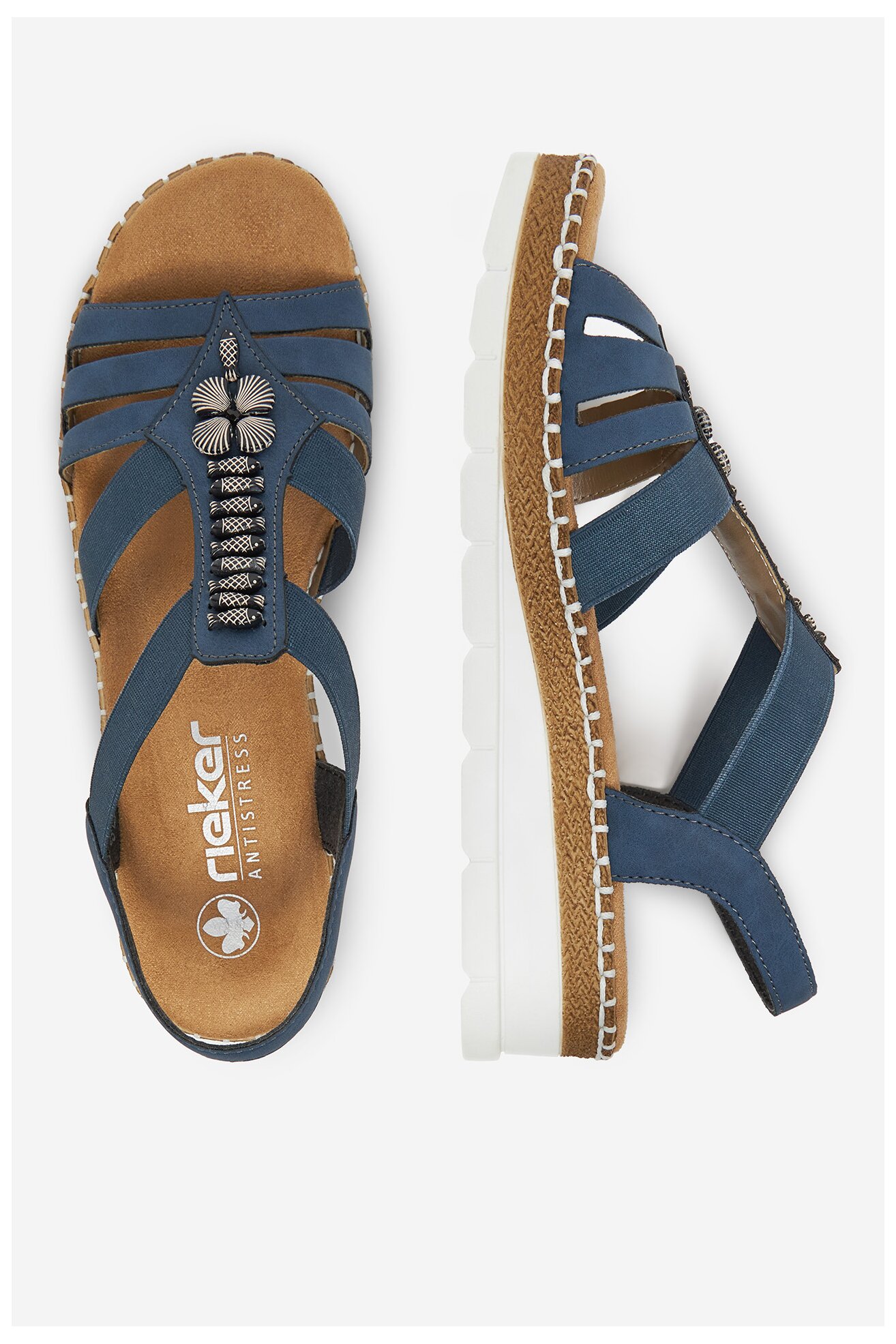 Сандали Rieker V1206-14 ТЪМЕН ДЕНИМ